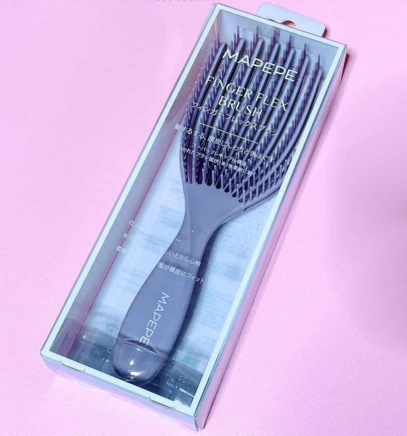 フィンガーフレックスブラシ/マペペ/ヘアブラシを使ったクチコミ(1枚目)