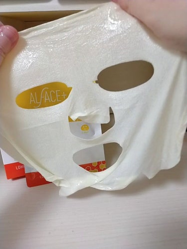 オルフェス イエローエッセンシャルマスク/ALFACE+/シートマスク・パックを使ったクチコミ（8枚目）