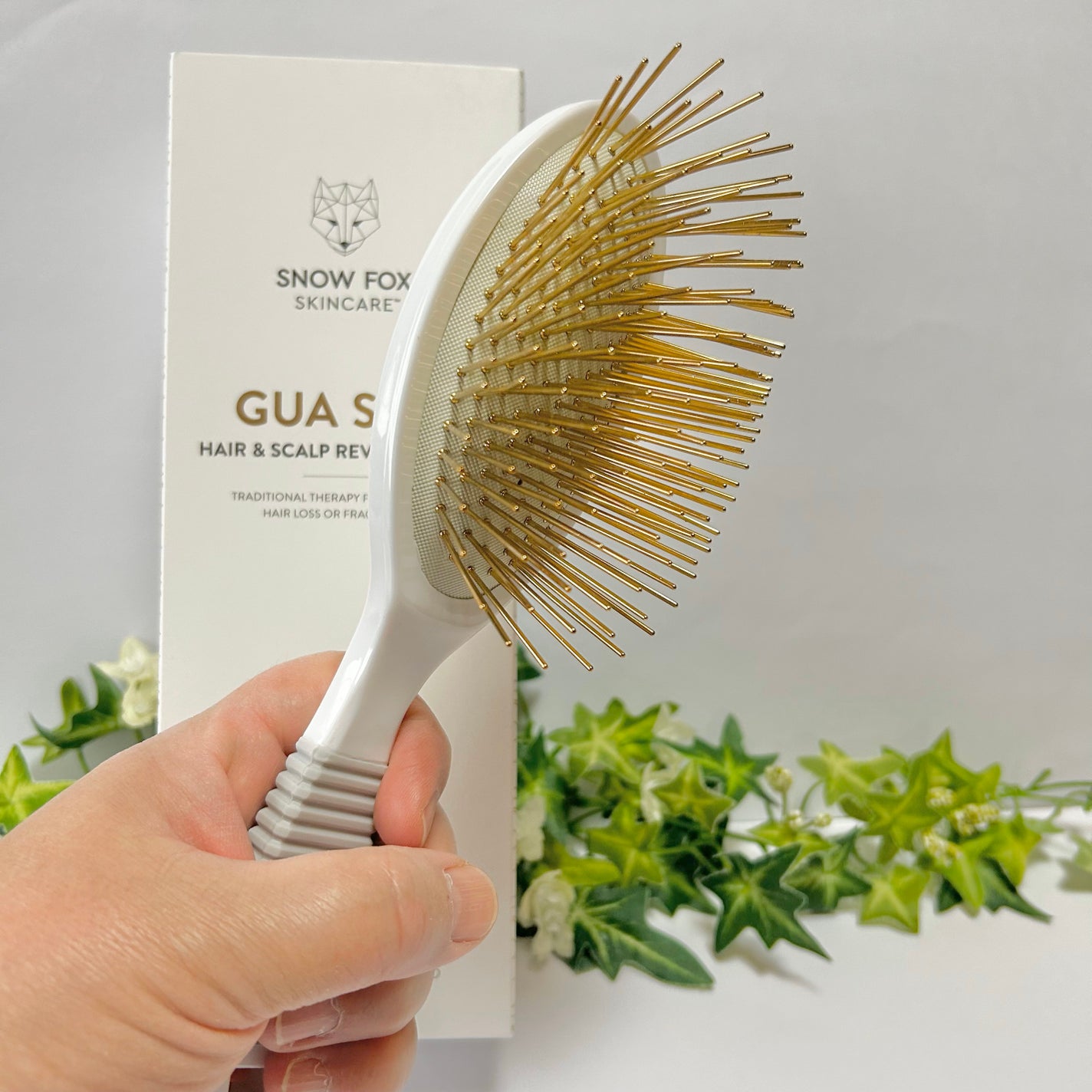 プレミアム FOXカッサ ヘアブラシ/SNOW FOX SKINCARE/ヘアブラシを使ったクチコミ(4枚目)