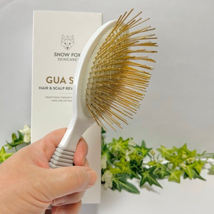 プレミアム FOXカッサ ヘアブラシ/SNOW FOX SKINCARE/ヘアブラシを使ったクチコミ(4枚目)