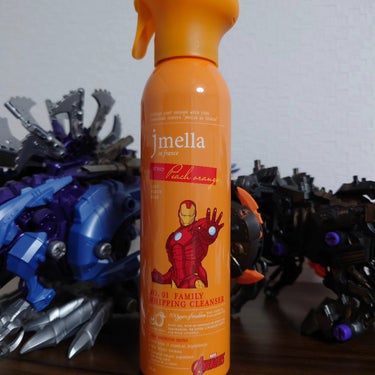 jmella ジェイメラ オレンジホイップHFBソープ／アイアンマンのクチコミ「
さむ～いバスタイムをいい香りのモコモコ泡でウキウキタイム☺️

最近寒いから、お風呂入りなー.....」（1枚目）