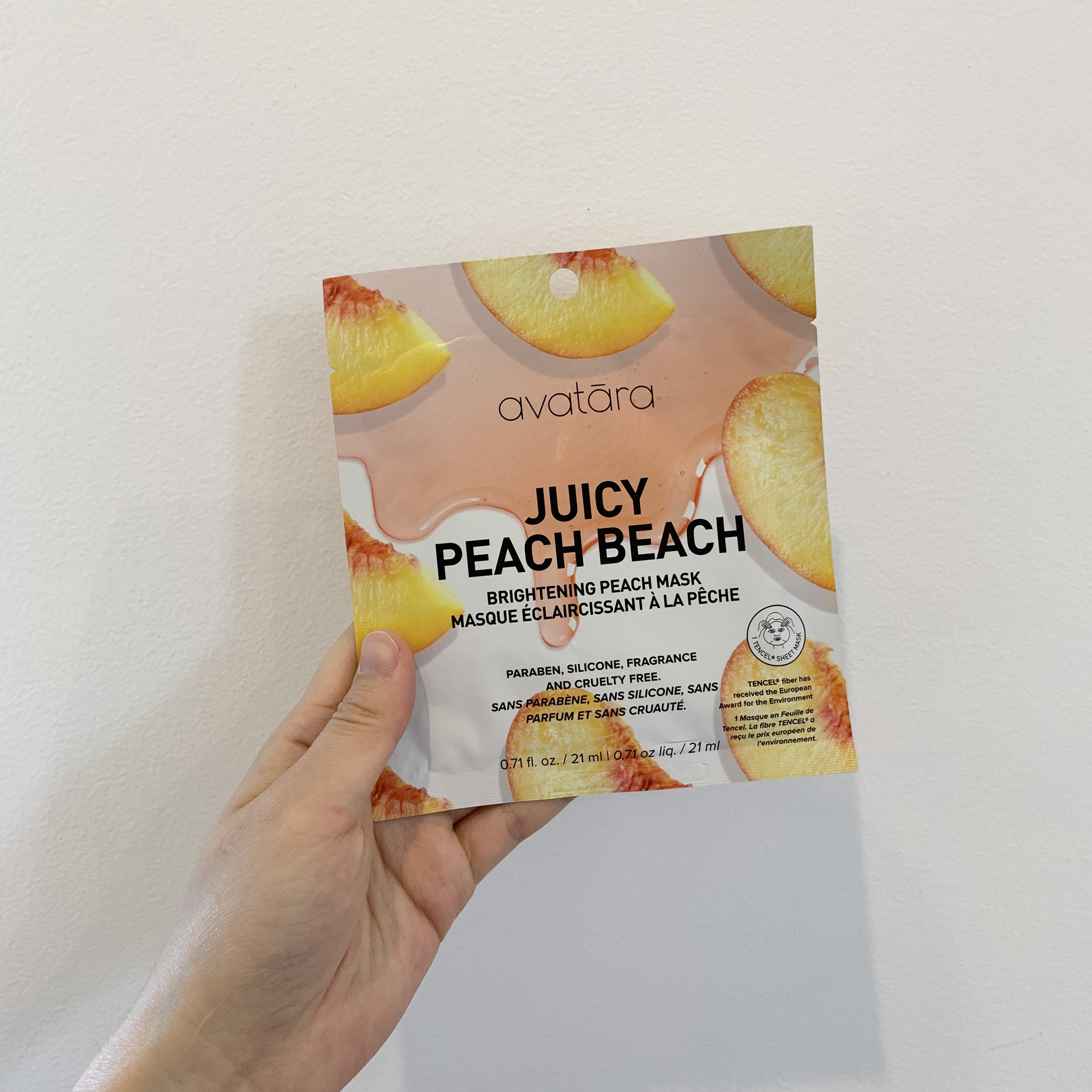 JUICY PEACH BEACH/avatara/シートマスク・パックを使ったクチコミ（1枚目）