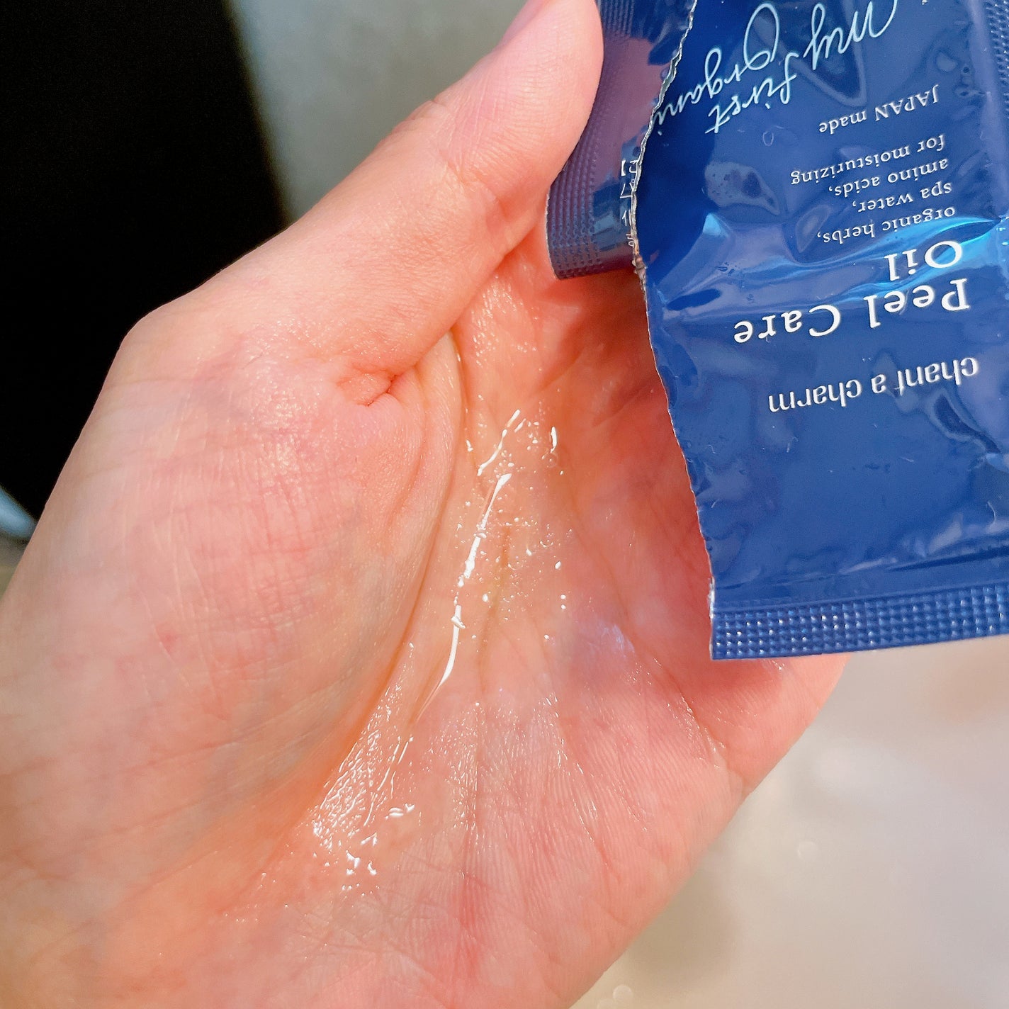 ピールケアオイル/chant a charm /ピーリングを使ったクチコミ(2枚目)