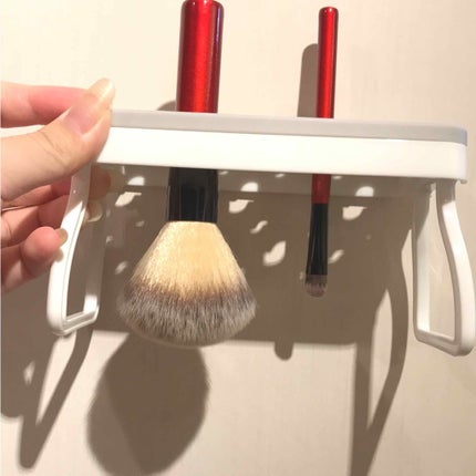 メイクブラシスタンド/セリア/その他化粧小物を使ったクチコミ(2枚目)