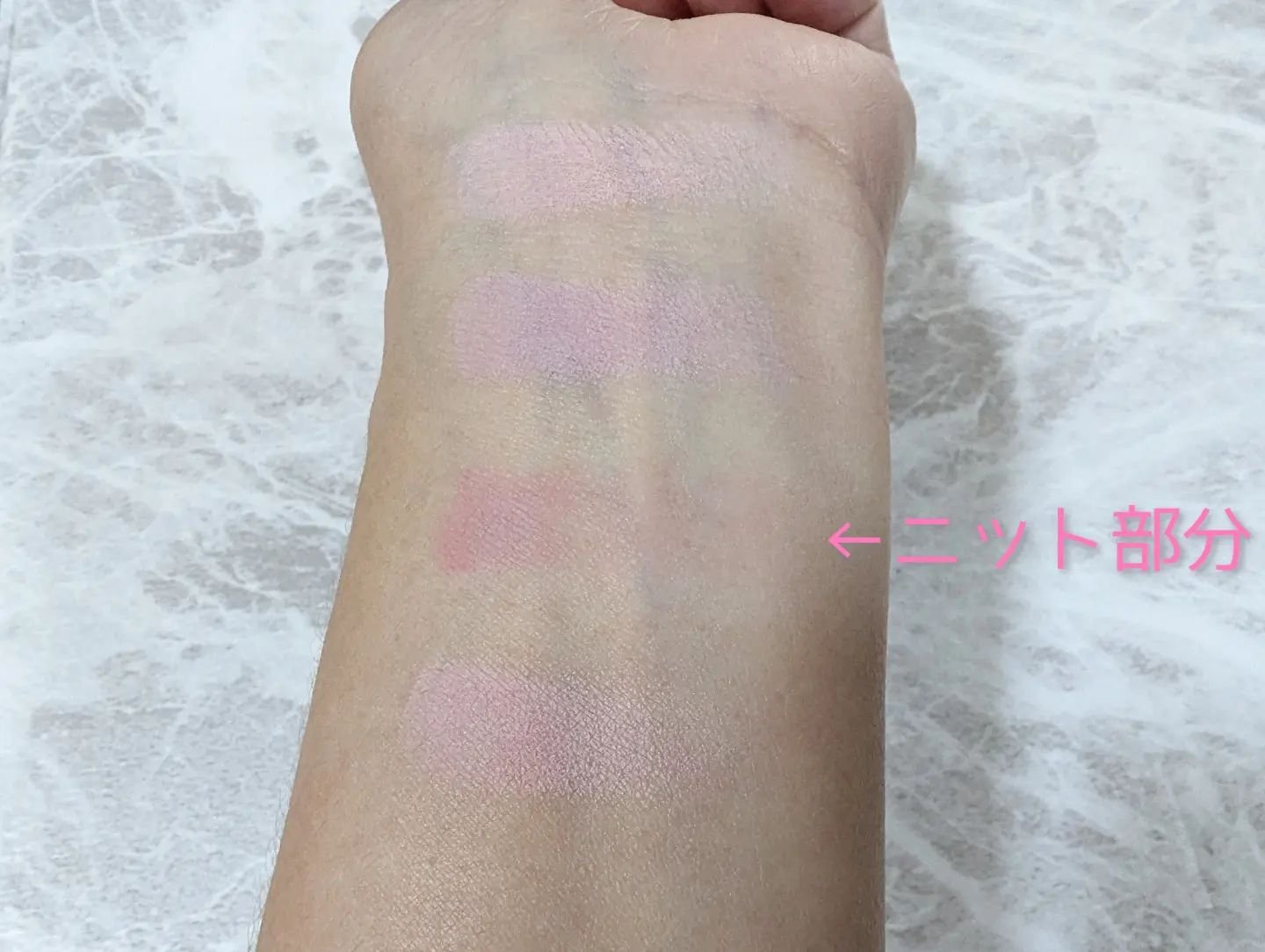 ジルスチュアート ブルームドロップ リップ＆チーク シフォン 103 sakura blush<サクラブーケ>（限定）/JILL STUART/リキッドチークを使ったクチコミ（3枚目）