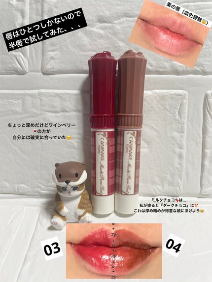 むちぷるティント/キャンメイク/リップティントを使ったクチコミ(3枚目)