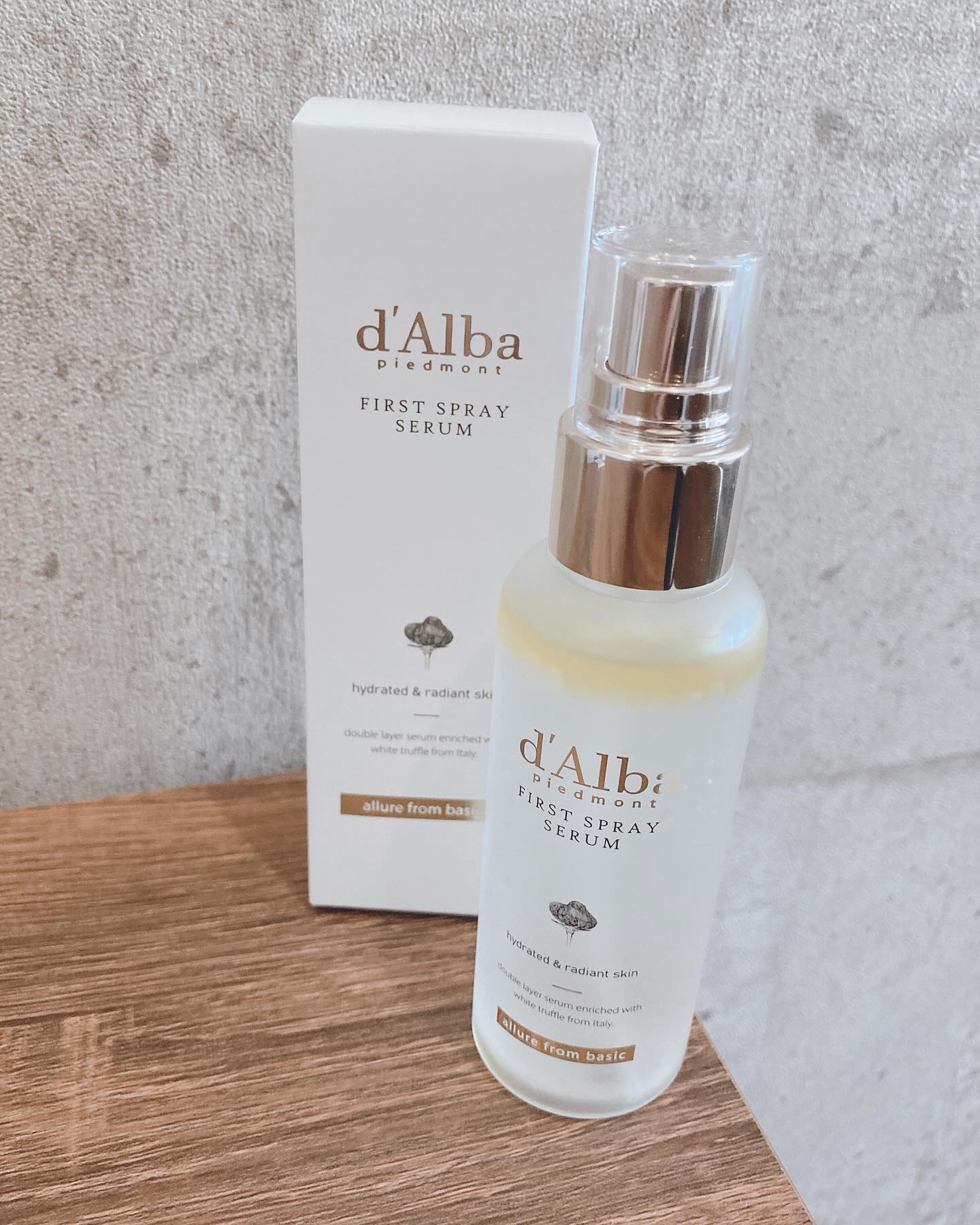 ダルバ ホワイトトリュフファーストスプレーセラム/ダルバ/ミスト状化粧水を使ったクチコミ（2枚目）