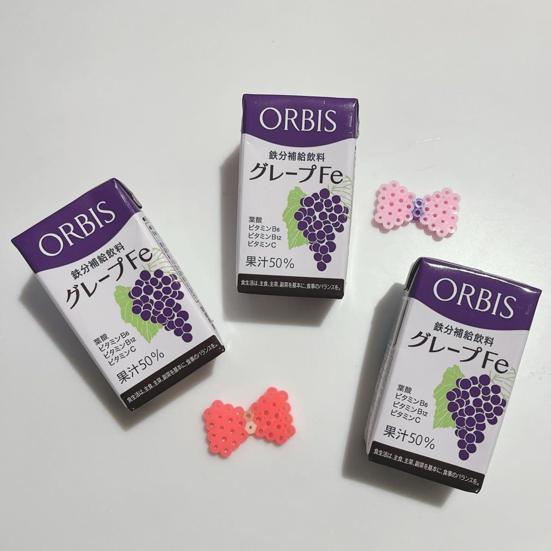 オルビス グレープFeのクチコミ「オルビスの美味しかった記録🍇


#オルビス #グレープFe #鉄分 #鉄分補給
#ビタミンB.....」（1枚目）