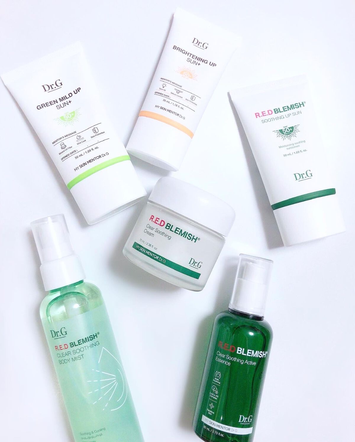 グリーンマイルドアップサンプラス/Dr.G/日焼け止めクリームを使ったクチコミ（1枚目）