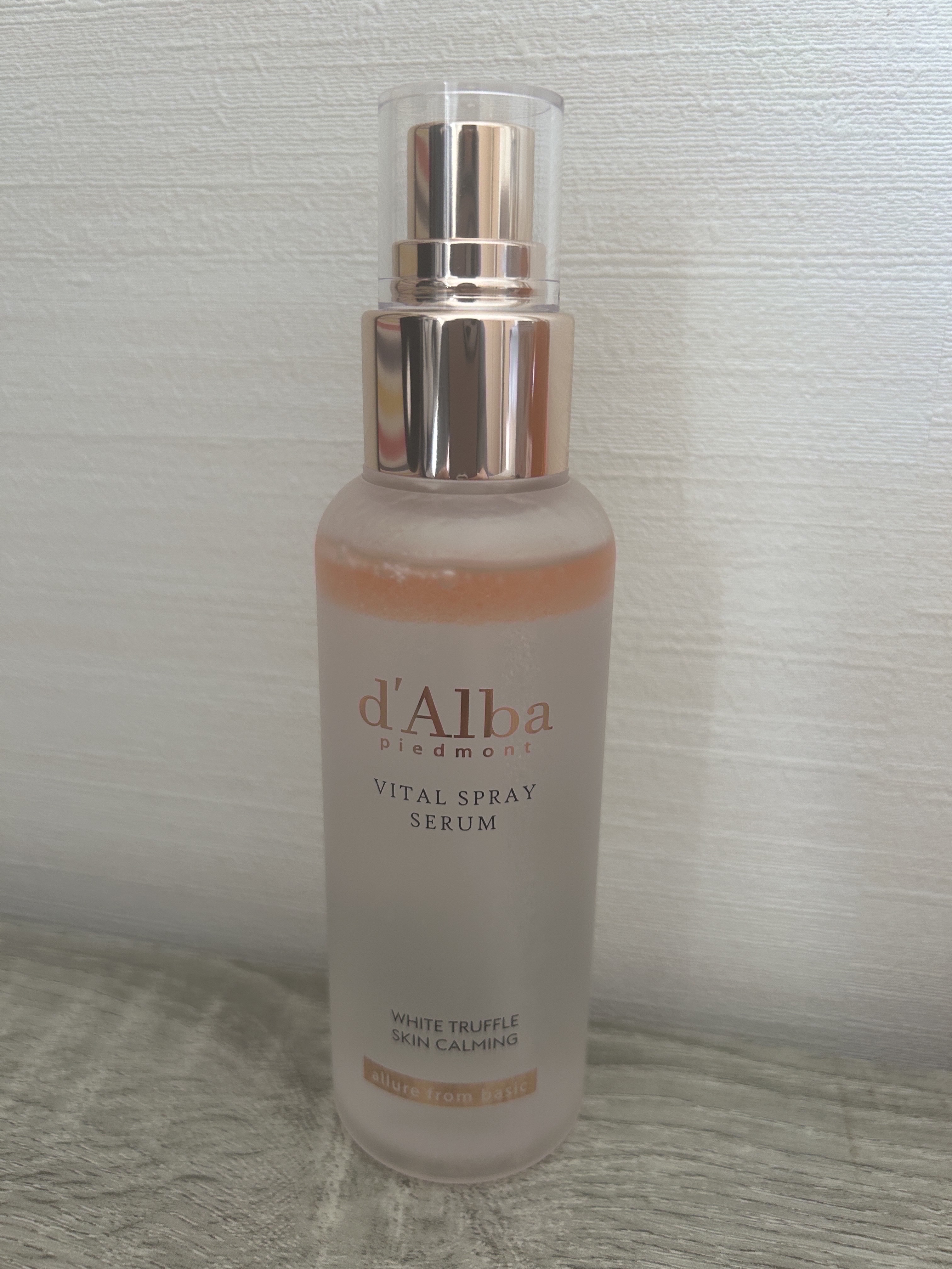 ダルバ ホワイトトリュフバイタルスプレーセラム/ダルバ/ミスト状化粧水を使ったクチコミ（1枚目）