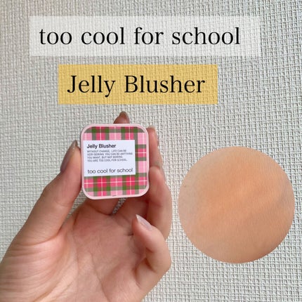 JELLY BLUSHER/too cool for school/ジェル・クリームチークを使ったクチコミ(1枚目)