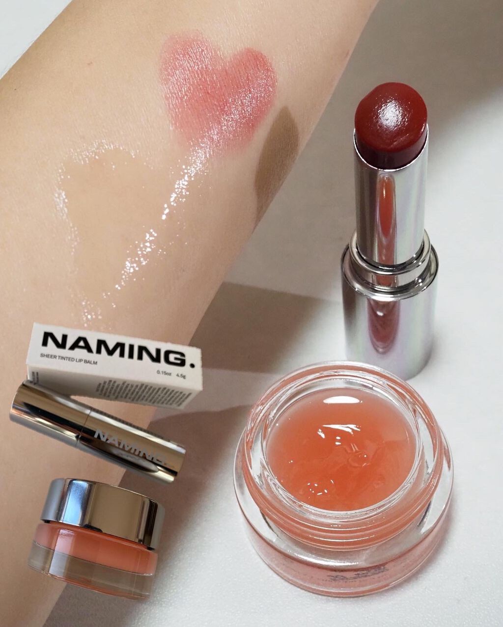 シアティンテッドリップバーム/NAMING./口紅を使ったクチコミ（1枚目）