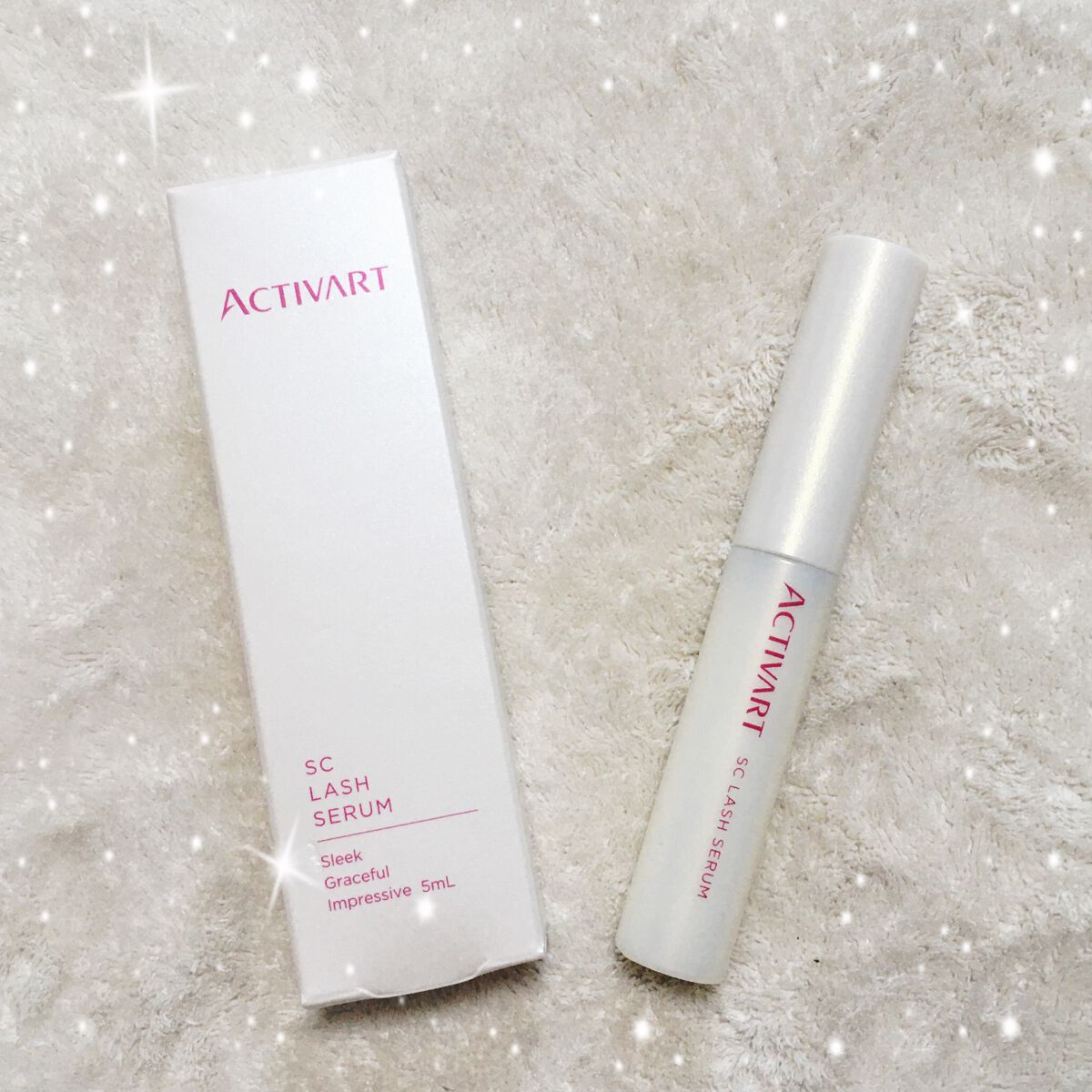 SCラッシュセラム /ACTIVART/まつげ美容液を使ったクチコミ（1枚目）