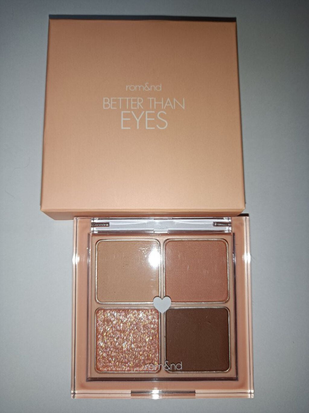 ベターザンアイズ/rom&nd/アイシャドウパレットを使ったクチコミ(1枚目)