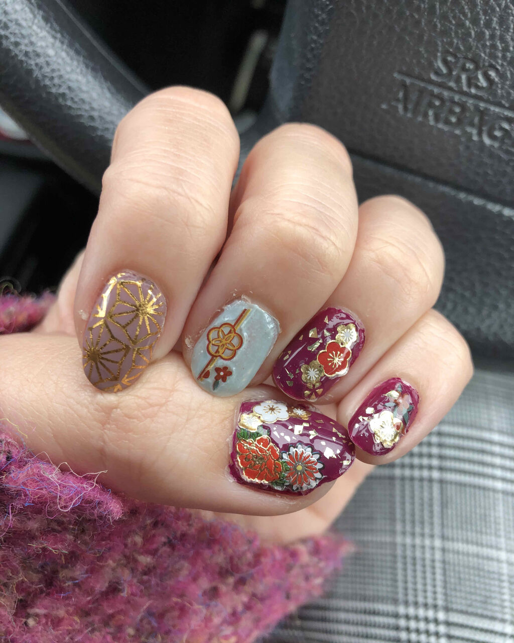 ネイルシール/セリア/ネイルシールを使ったクチコミ（2枚目）