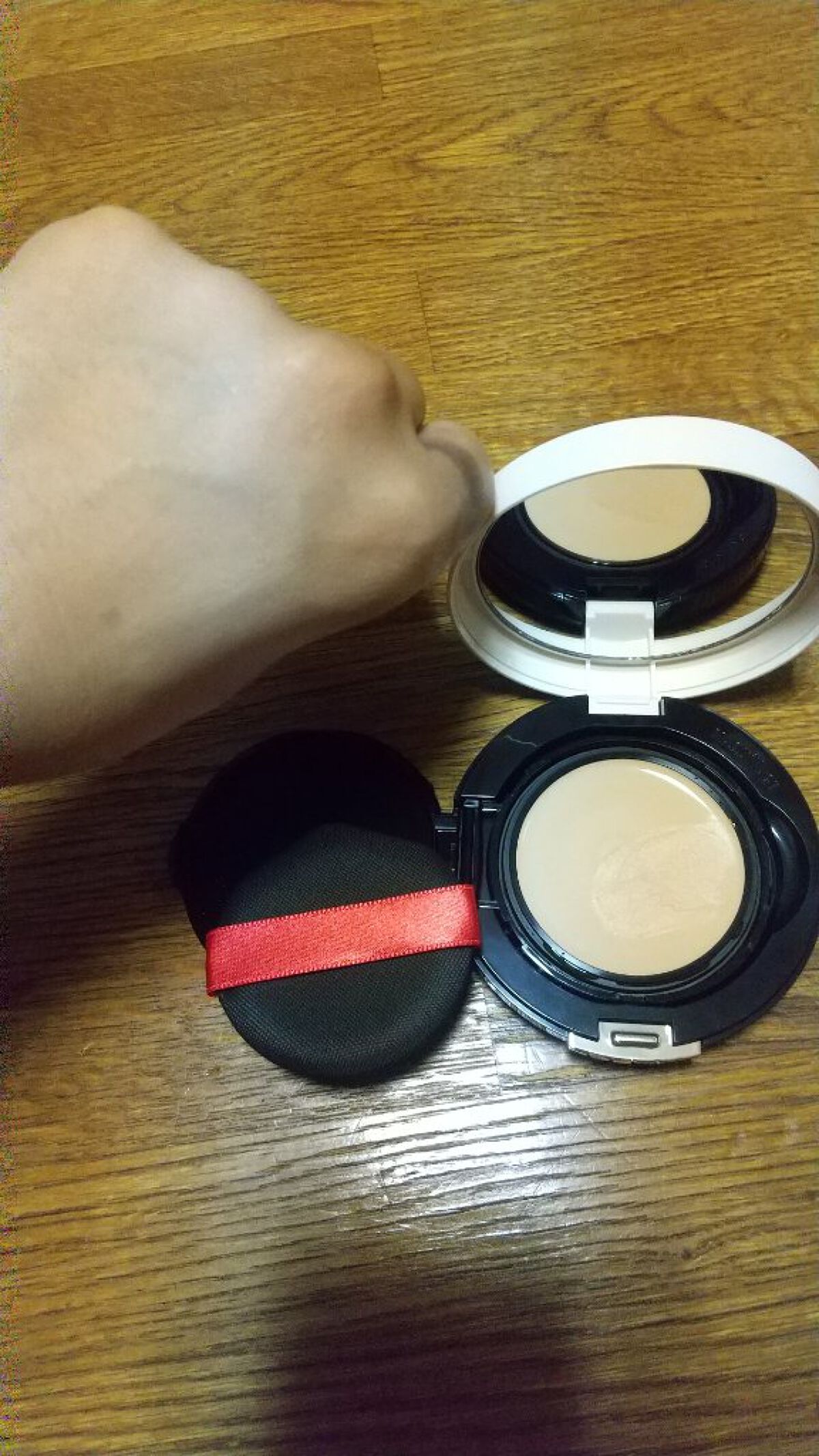 ドラマティッククッションジェリー/マキアージュ/クッションファンデーションを使ったクチコミ（3枚目）