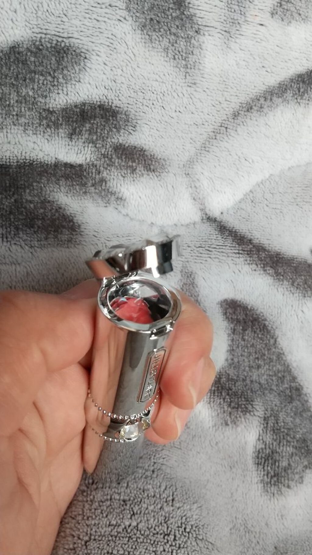 ジルスチュアート ルージュ リップブロッサム 102 petit cherry/JILL STUART/口紅を使ったクチコミ（3枚目）