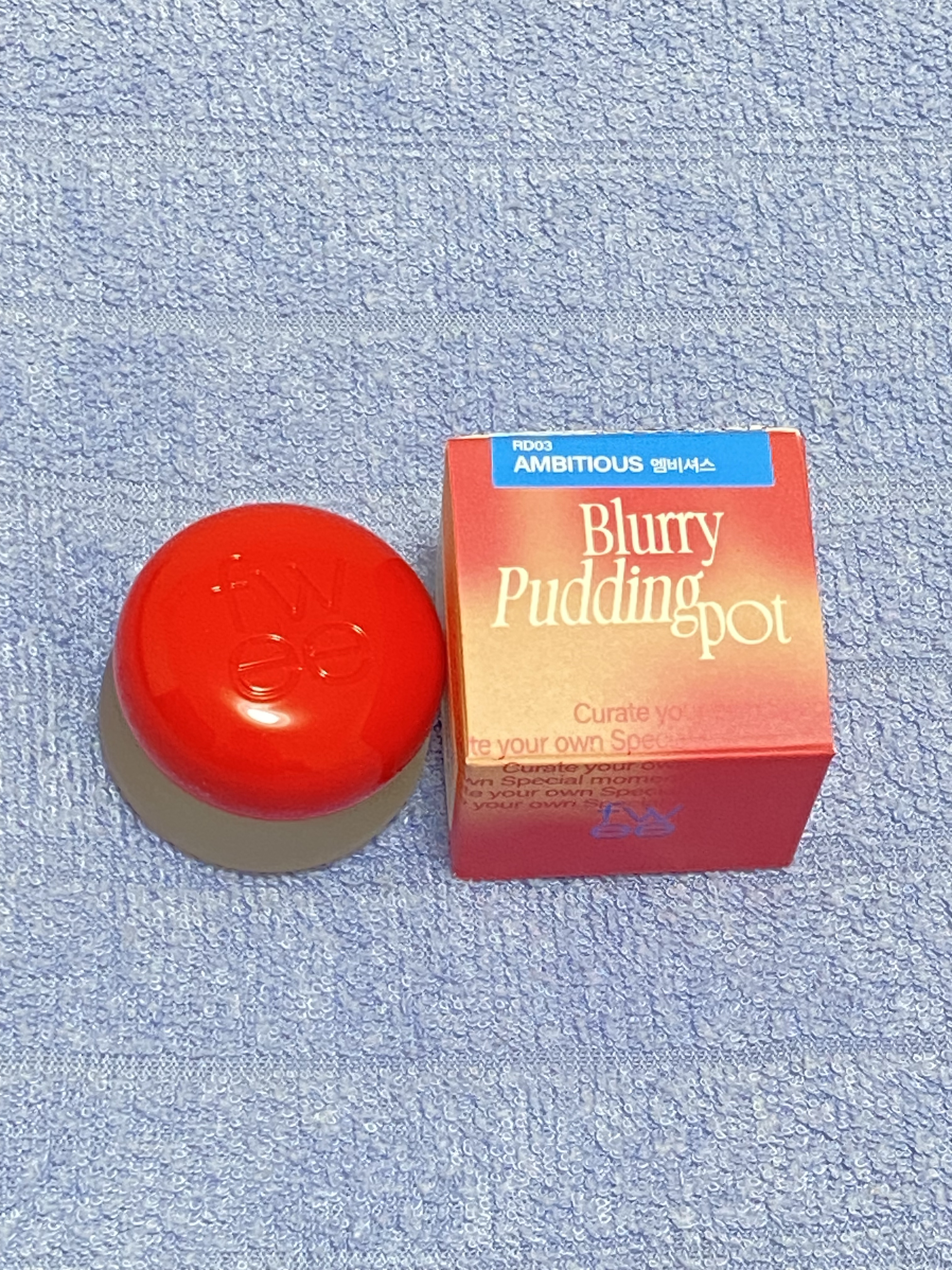 リップアンドチーク ブラーリープリンポット/fwee/口紅を使ったクチコミ（1枚目）