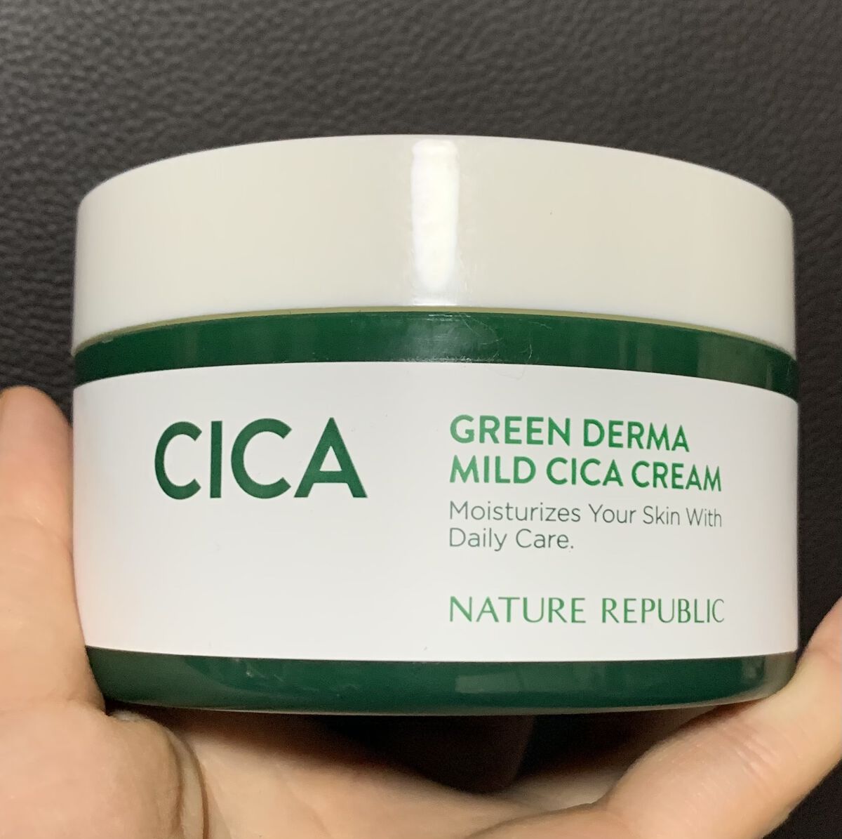 グリーン ダーマ マイルド クリーム/ネイチャーリパブリック/フェイスクリームを使ったクチコミ（3枚目）