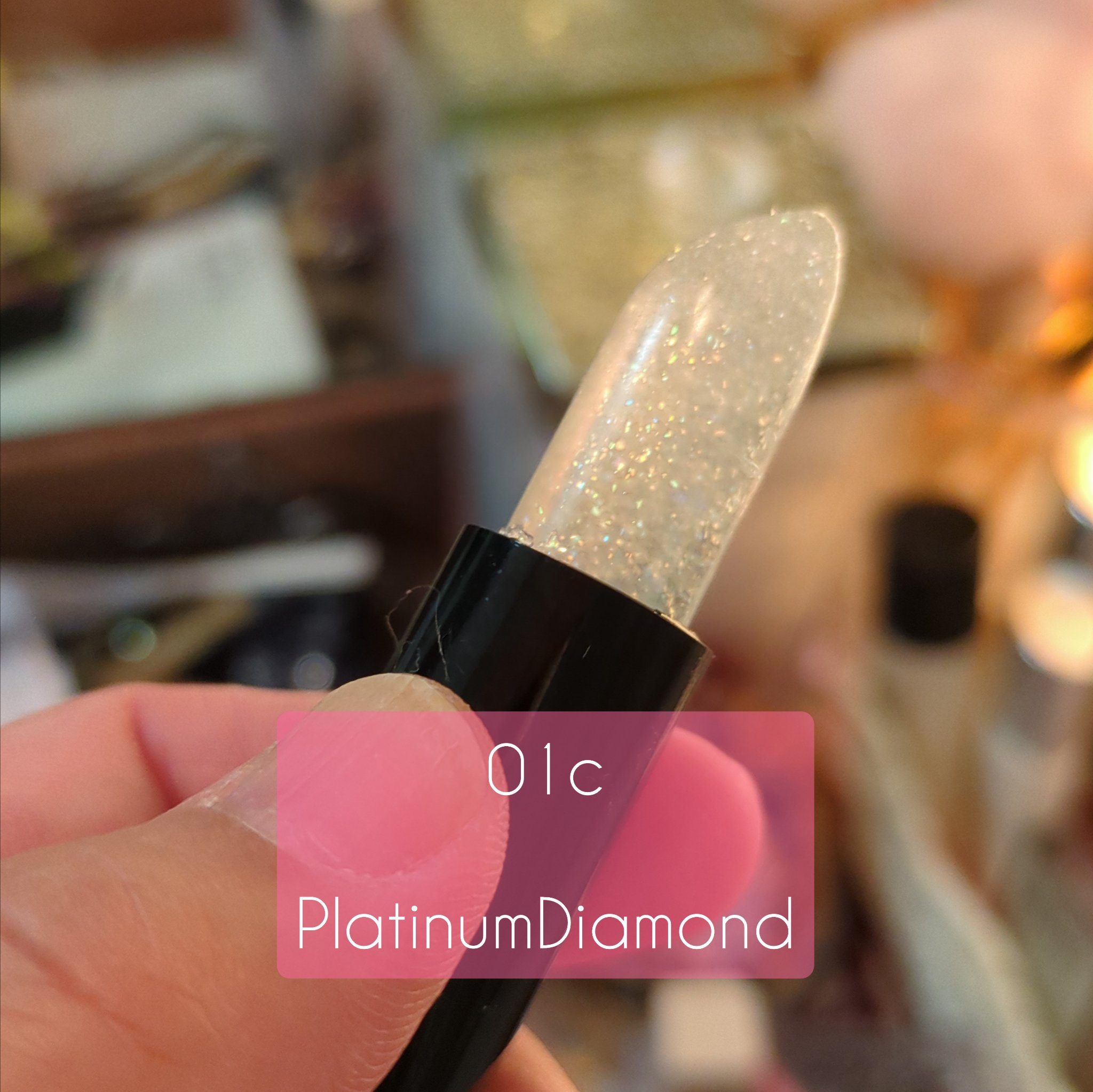 ＵＧＴ　ジュエリーリップスティック 02c　ローズクォーツ/U R GLAM/口紅を使ったクチコミ（2枚目）