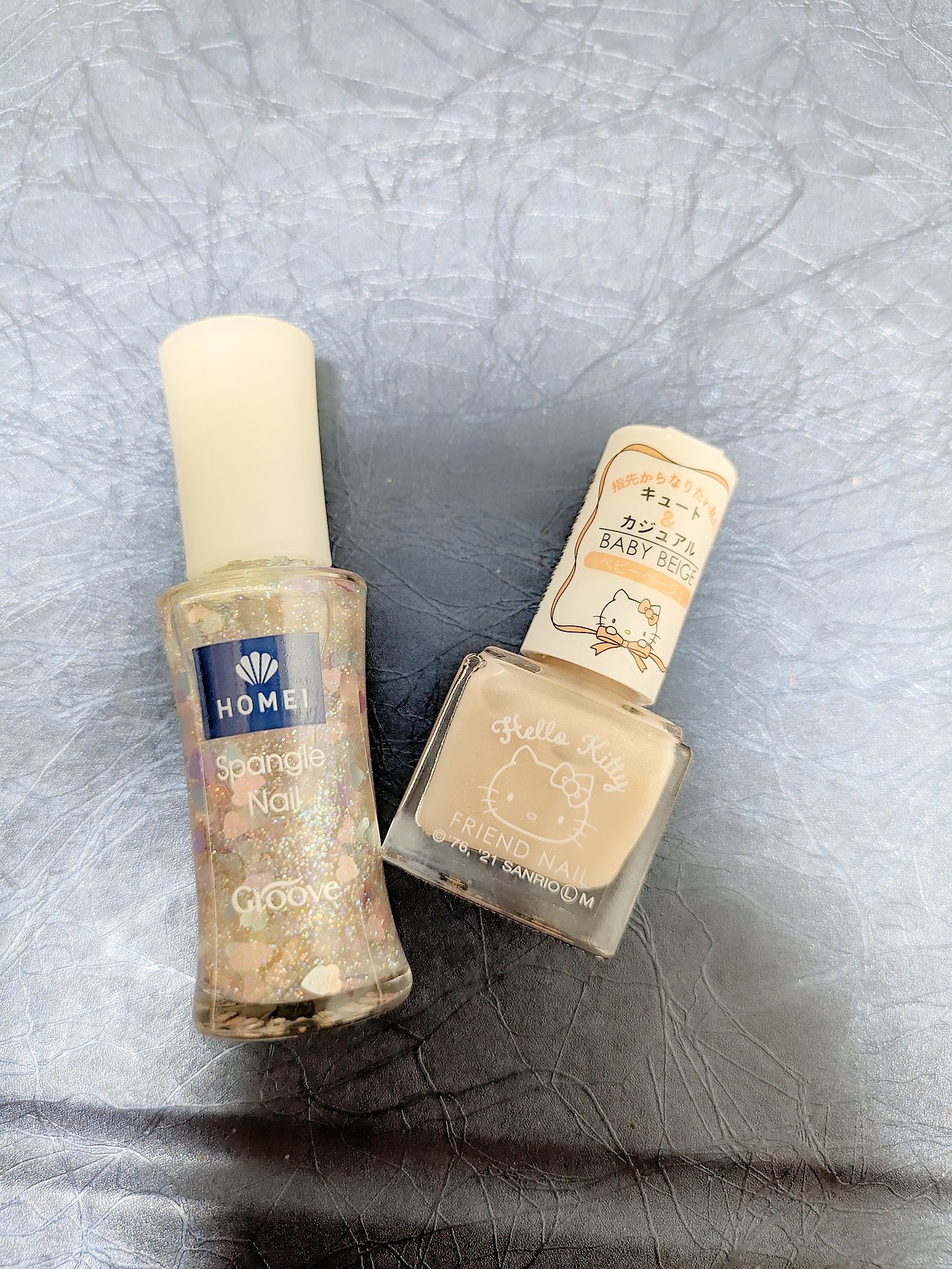 フレンドネイル(リニューアル品)	 2-9(33085)ベビーベージュ/DAISO/マニキュアを使ったクチコミ（2枚目）