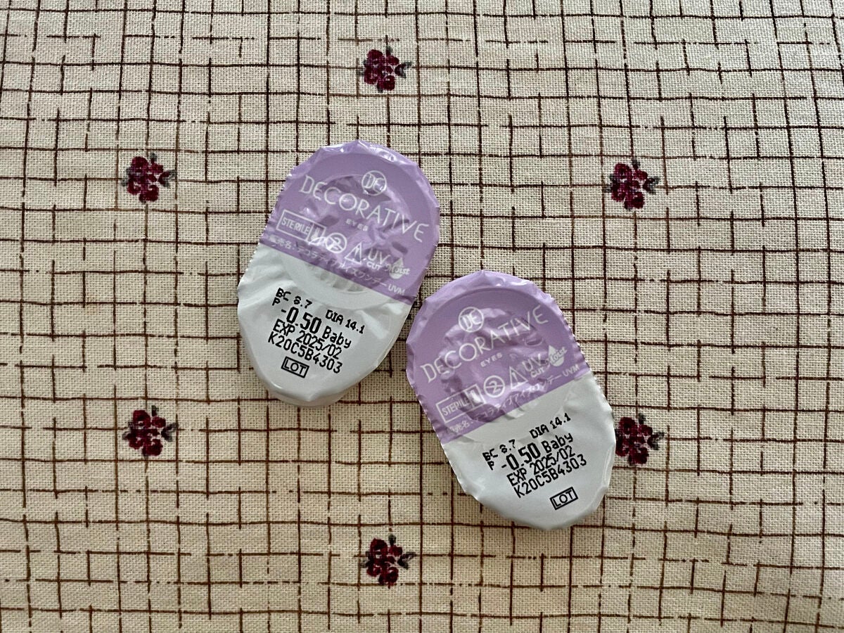 デコラティブアイズ ヴェール/Decorative Eyes/カラーコンタクトレンズを使ったクチコミ(1枚目)