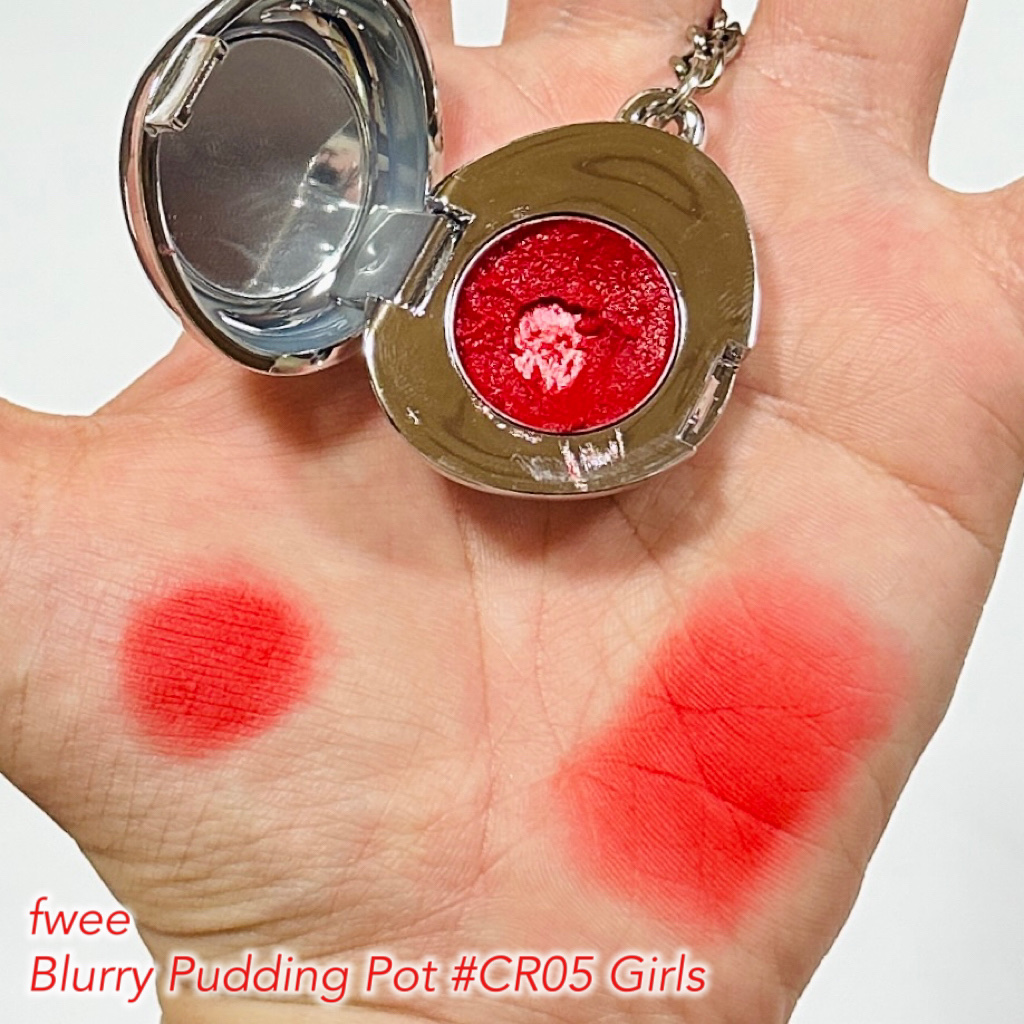 リップアンドチーク ブラーリープリンポット CR05 ガールズ/fwee/口紅を使ったクチコミ（2枚目）