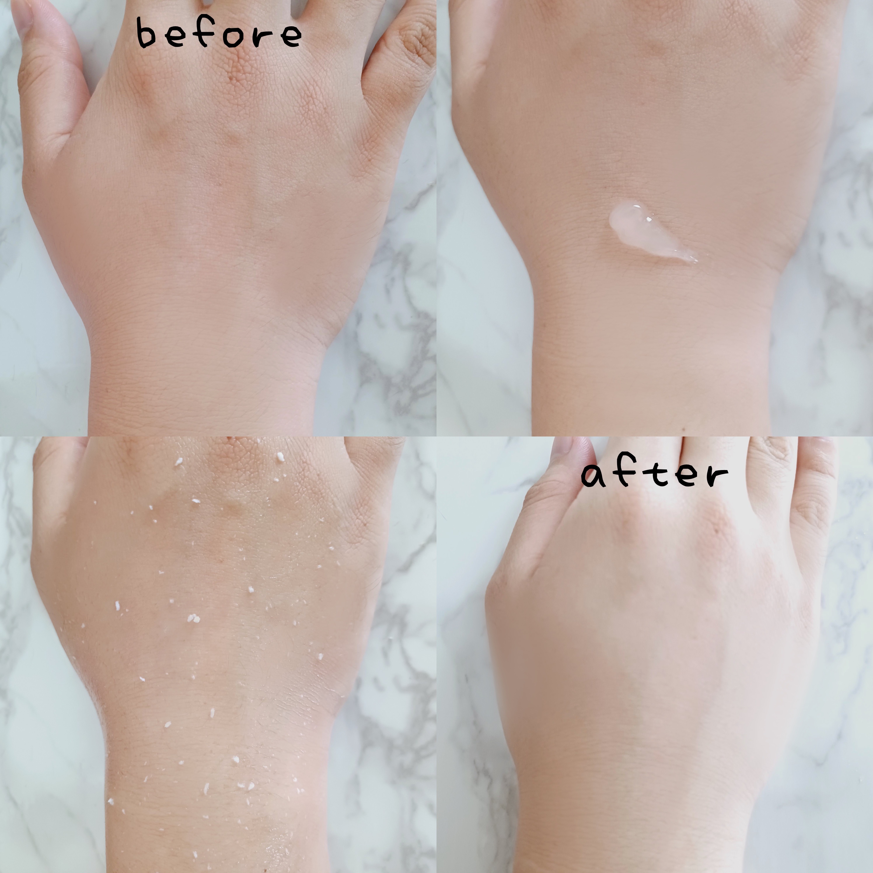 美白乃美人ピーリングジェル/ブレーンコスモス/ピーリングを使ったクチコミ（3枚目）