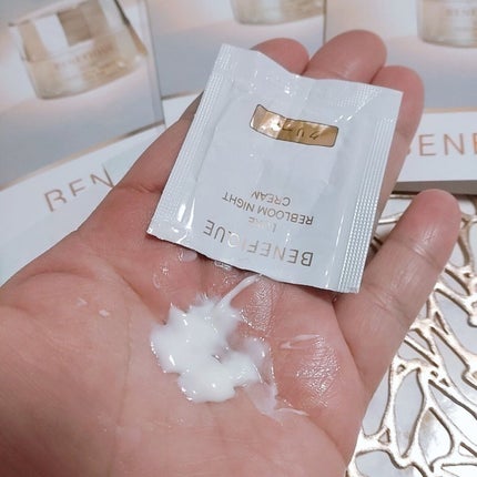 リュクス リブルームナイトクリーム/BENEFIQUE/フェイスクリームを使ったクチコミ(3枚目)