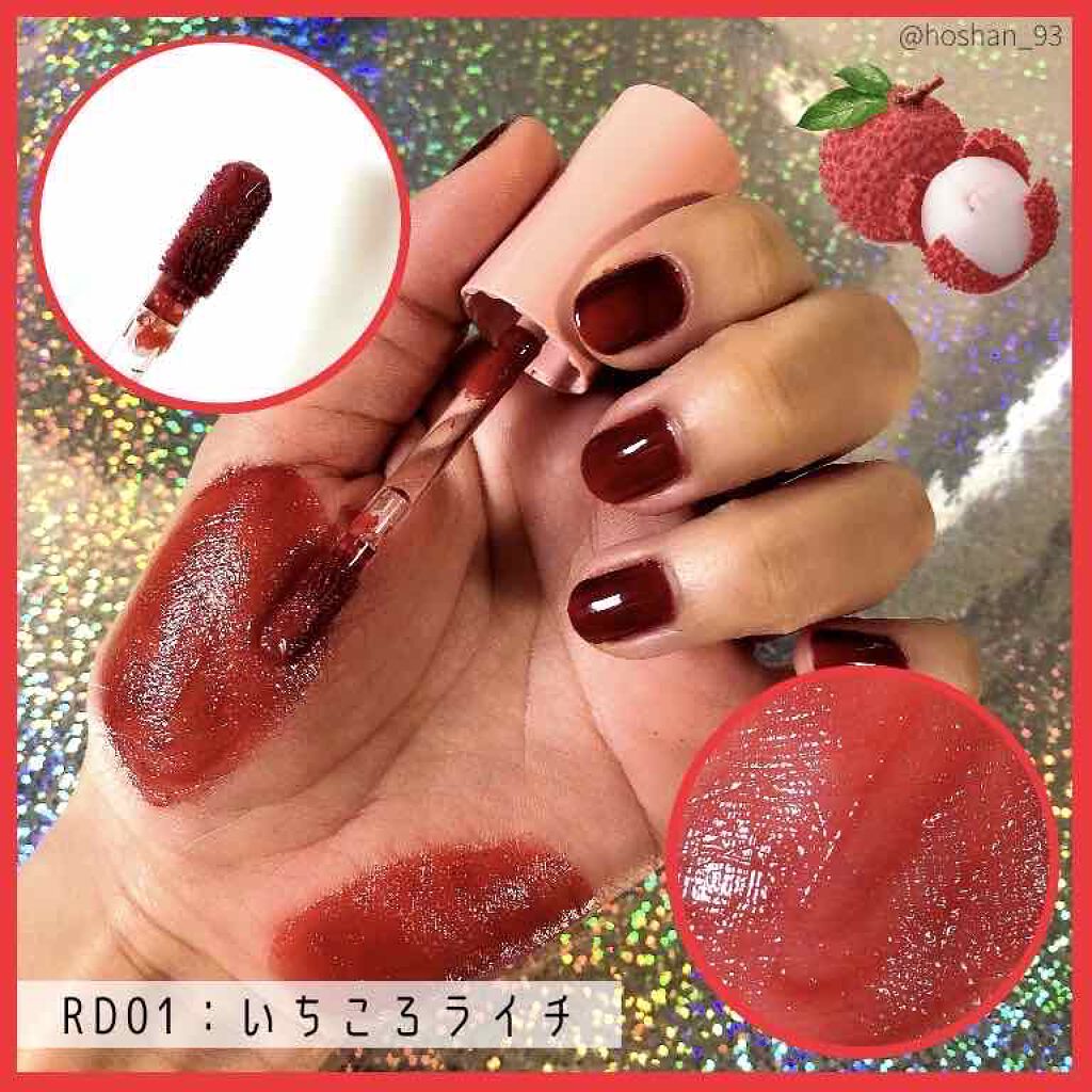 アピュー ジューシーパン スパークリングティント/A’pieu/口紅を使ったクチコミ（2枚目）