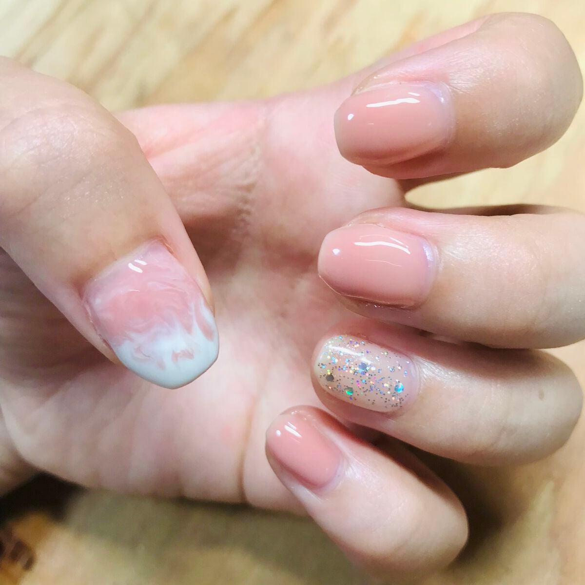 ジェルネイル(ライト対応)/セリア/ジェルネイルを使ったクチコミ(1枚目)