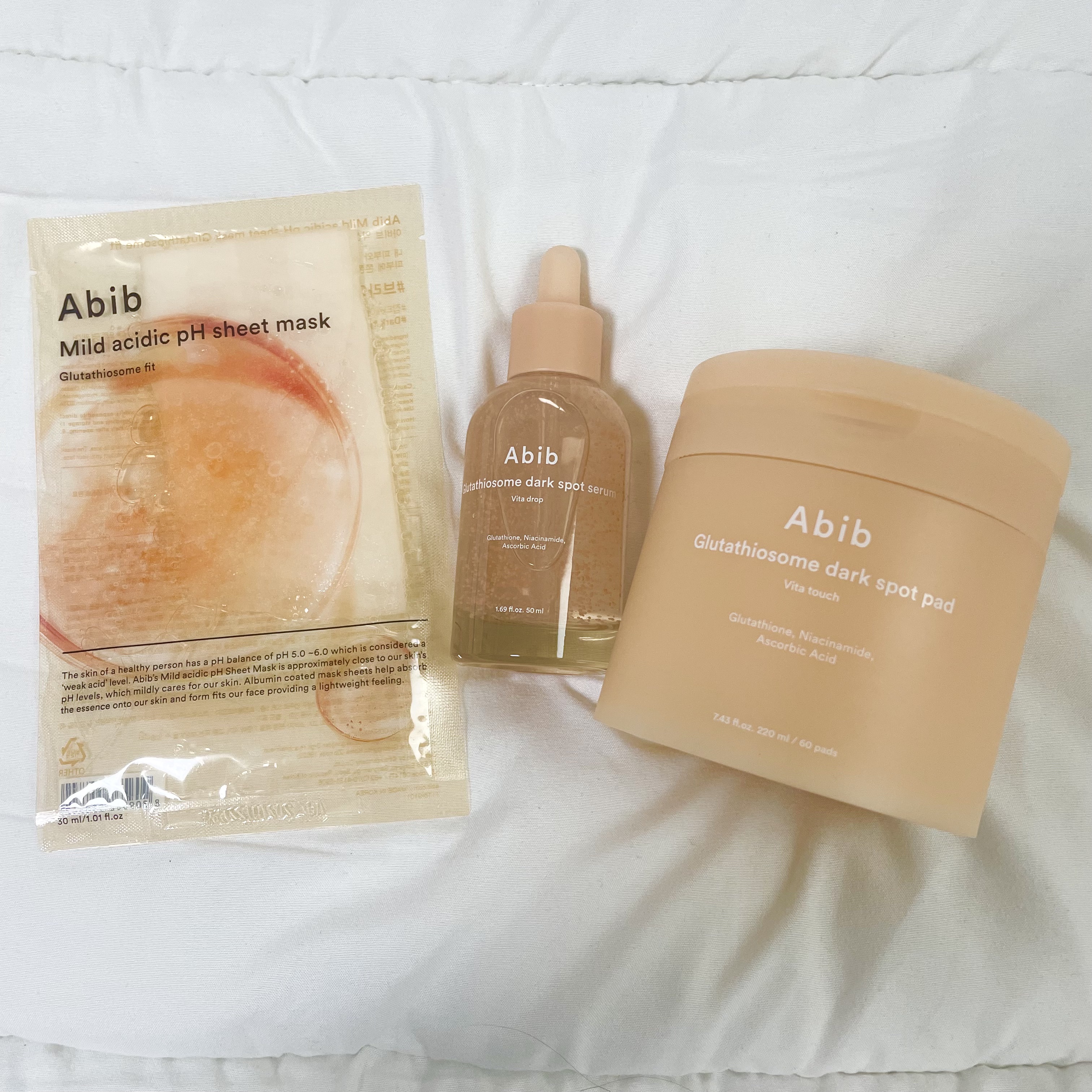 グルタチオンソームダークスポットパッドビタタッチ/Abib /トナーパッドを使ったクチコミ（1枚目）