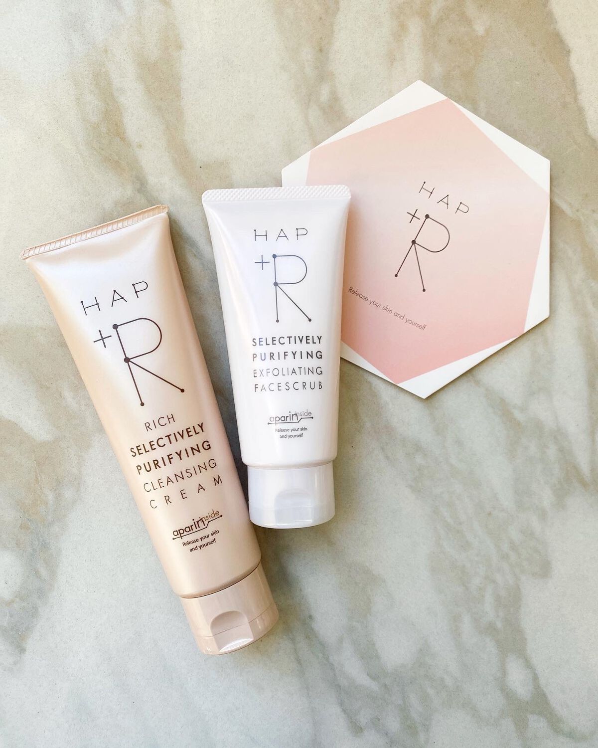 フェイススクラブ /HAP+R/スクラブ・ゴマージュを使ったクチコミ(1枚目)