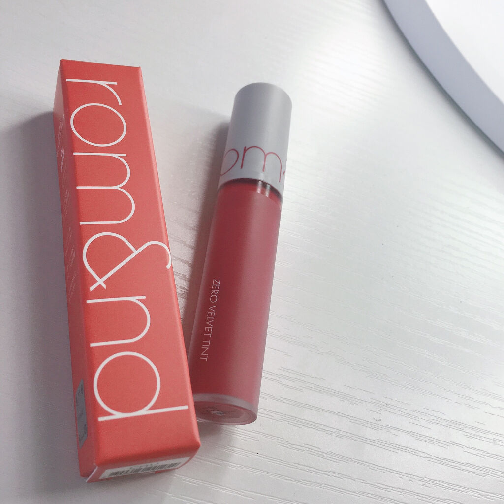 ゼロベルベットティント/rom&nd/リップティントを使ったクチコミ（3枚目）