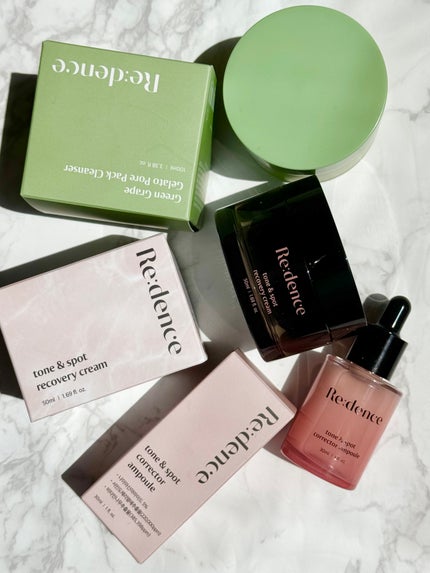 リデンス チェリートーン&スポットコレクターアンプル/redence/美容液を使ったクチコミ(4枚目)