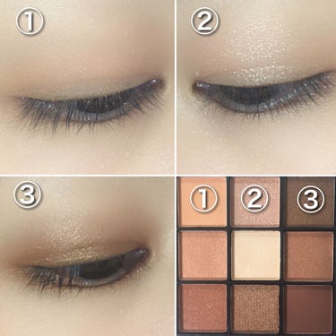 UR GLAM　BLOOMING EYE COLOR PALETTE/U R GLAM/アイシャドウパレットを使ったクチコミ（4枚目）