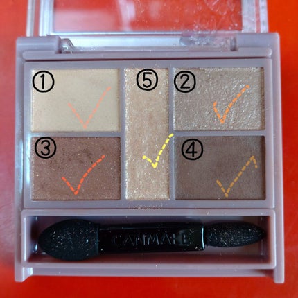 パーフェクトスタイリストアイズ/キャンメイク/アイシャドウパレットを使ったクチコミ(2枚目)