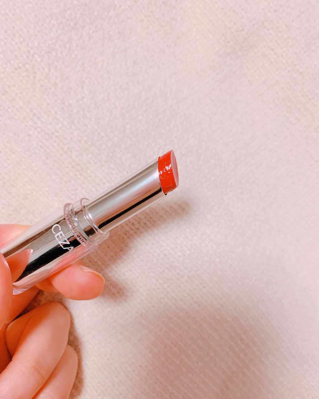 ラスティンググロスリップ/CEZANNE/口紅を使ったクチコミ（1枚目）