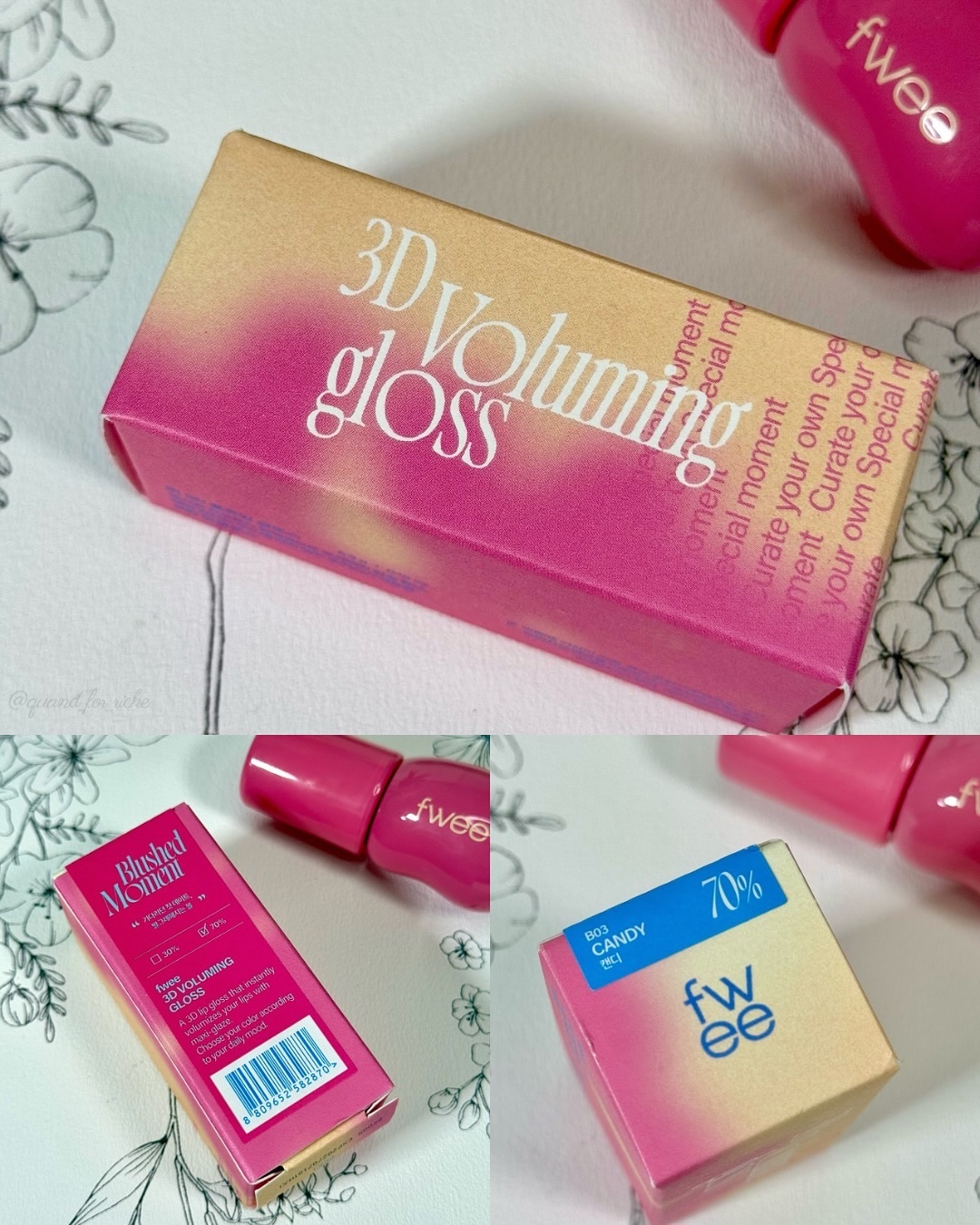 フィー 3Dボリューミンググロス｜fweeは落ちないのか？色持ち
