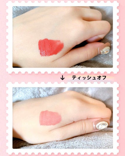 カラフルタトゥーティント/ETUDE/口紅を使ったクチコミ(2枚目)