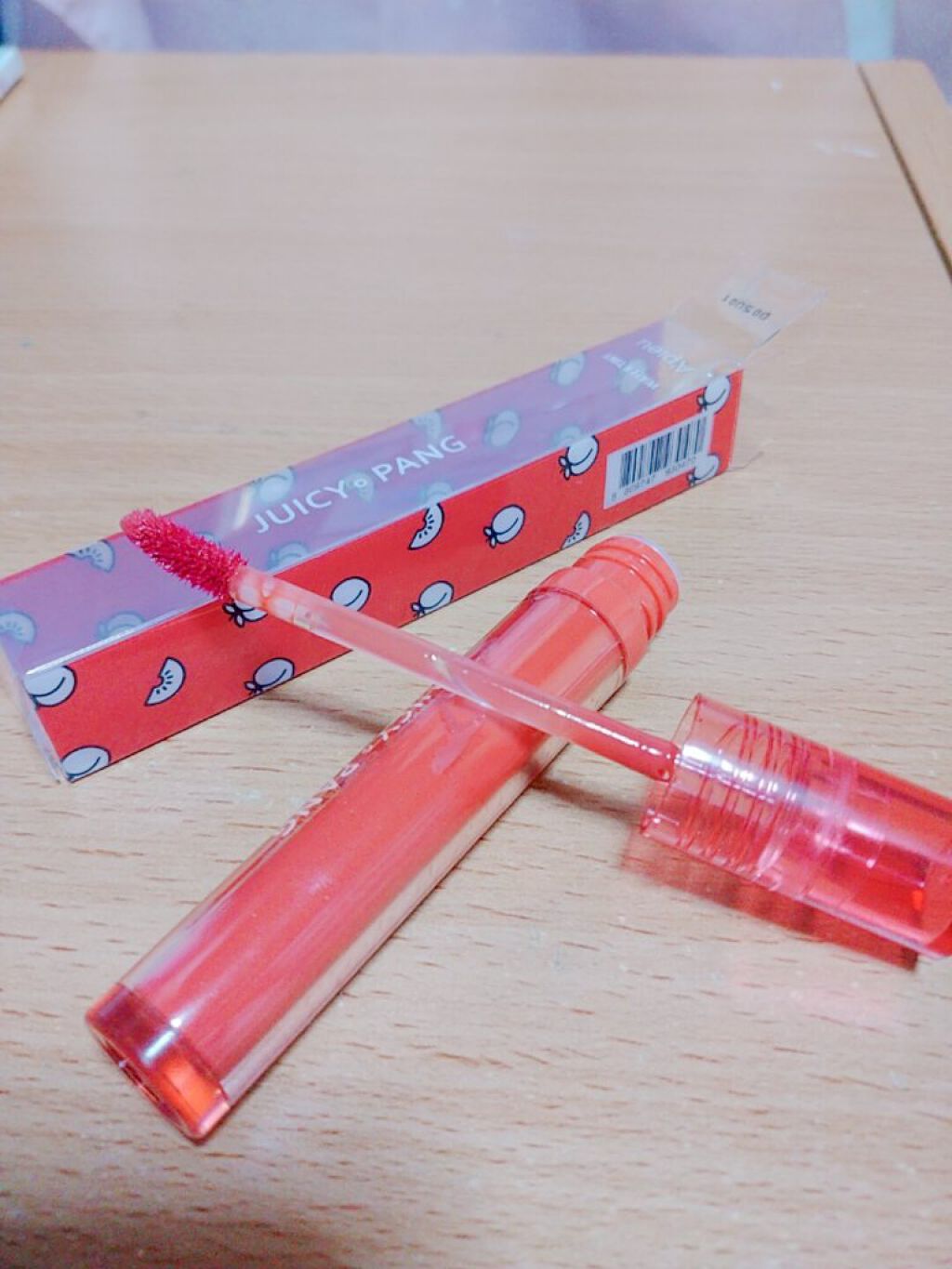 アピュー ジューシーパン ウォーターティント BE01　ピーチ/A’pieu/リップティントを使ったクチコミ（1枚目）