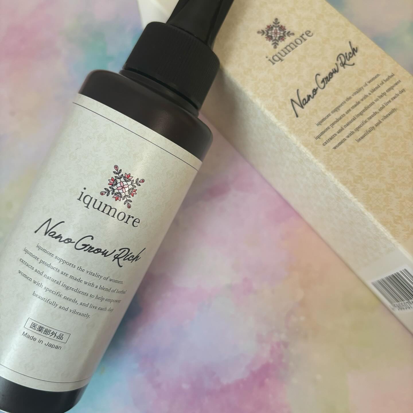 ナノグロウリッチ/iqumore/頭皮ローションを使ったクチコミ（1枚目）