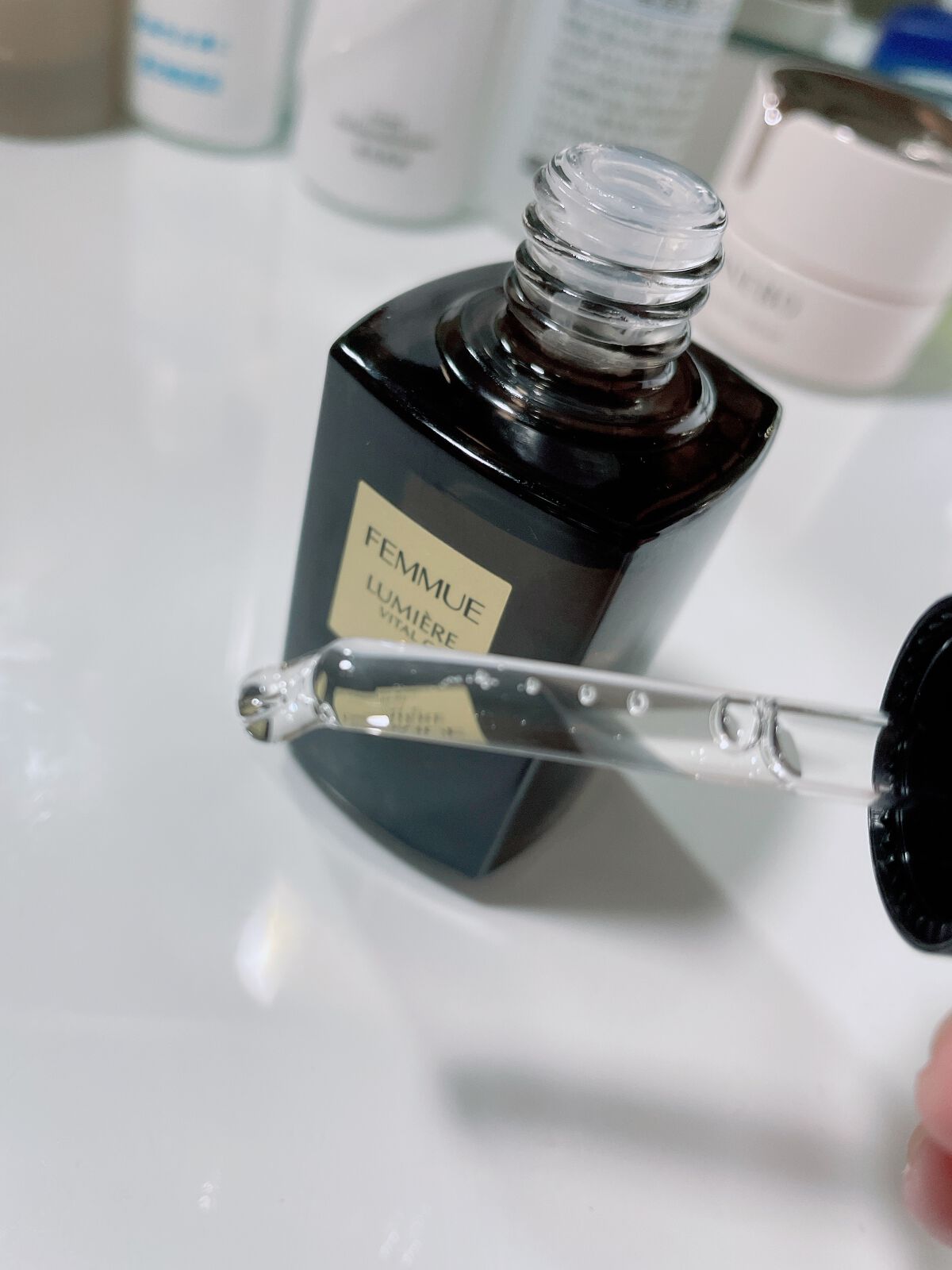 ルミエール ヴァイタルC/FEMMUE/ブースター・導入液を使ったクチコミ（2枚目）