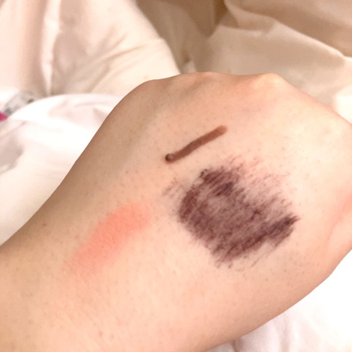 ニュアンスカラーマスカラ/BABYMEE/マスカラを使ったクチコミ（2枚目）