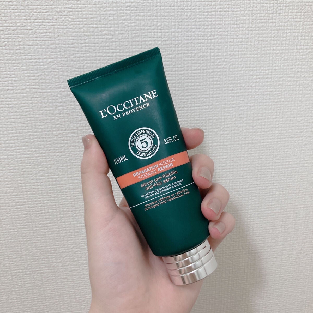 ファイブハーブス リペアリングヘアミルクセラム/L'OCCITANE/ヘアミルクを使ったクチコミ(1枚目)
