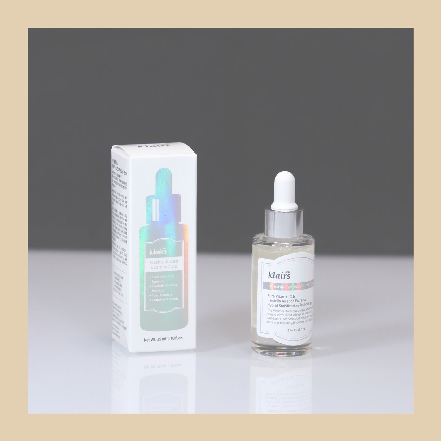 フレッシュリージュースドビタミンドロップ(35ml)/Klairs/美容液を使ったクチコミ(2枚目)