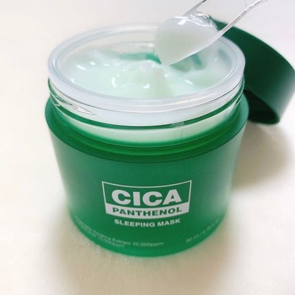 シカパンテノールスリーピングマスク/SNP/フェイスクリームを使ったクチコミ(3枚目)