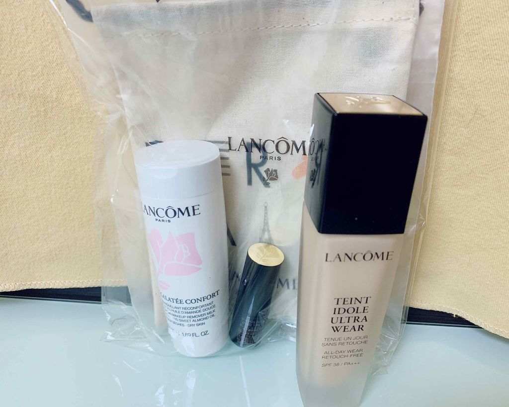 タンミラク リキッド/LANCOME/リキッドファンデーションを使ったクチコミ（1枚目）