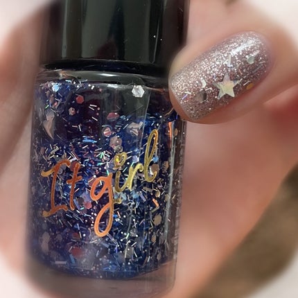 ITGグリッターネイル/DAISO/マニキュアを使ったクチコミ(6枚目)