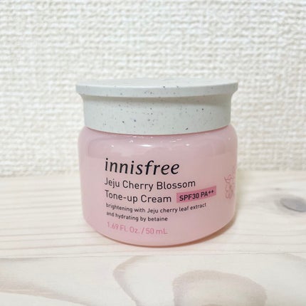 チェリーブロッサム トーンアップ クリーム UV/innisfree/フェイスクリームを使ったクチコミ(1枚目)